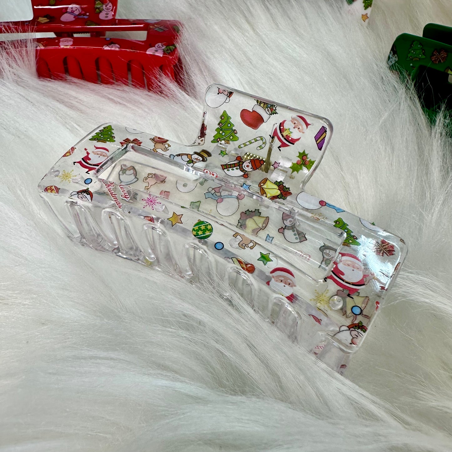 Holiday Clear | Hair Claw