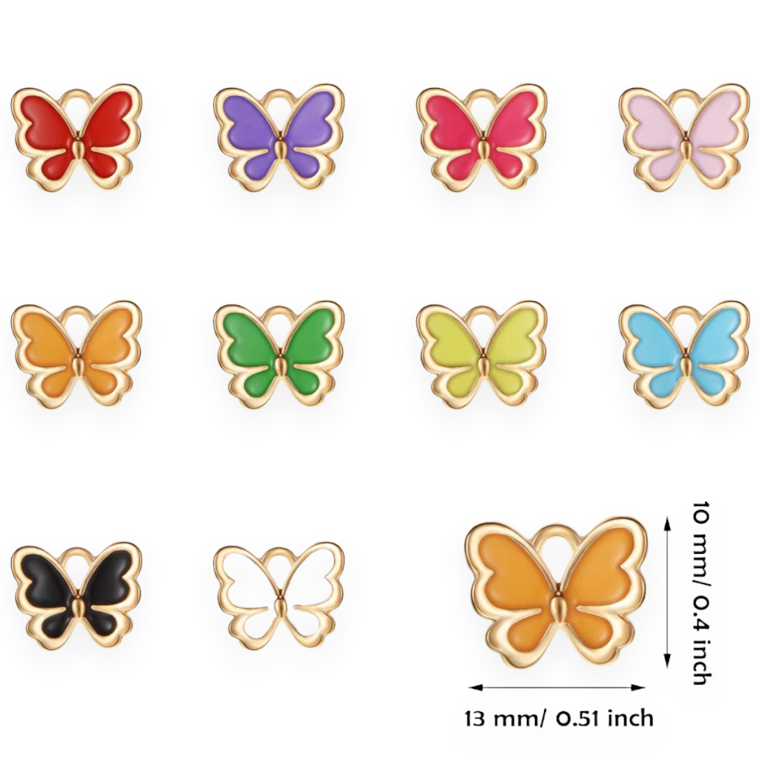 Butterfly charms.